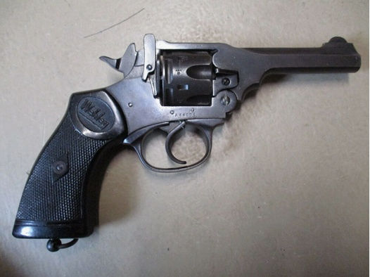 Revolver Webley 4 Zoll .38 S&W	 MK IV