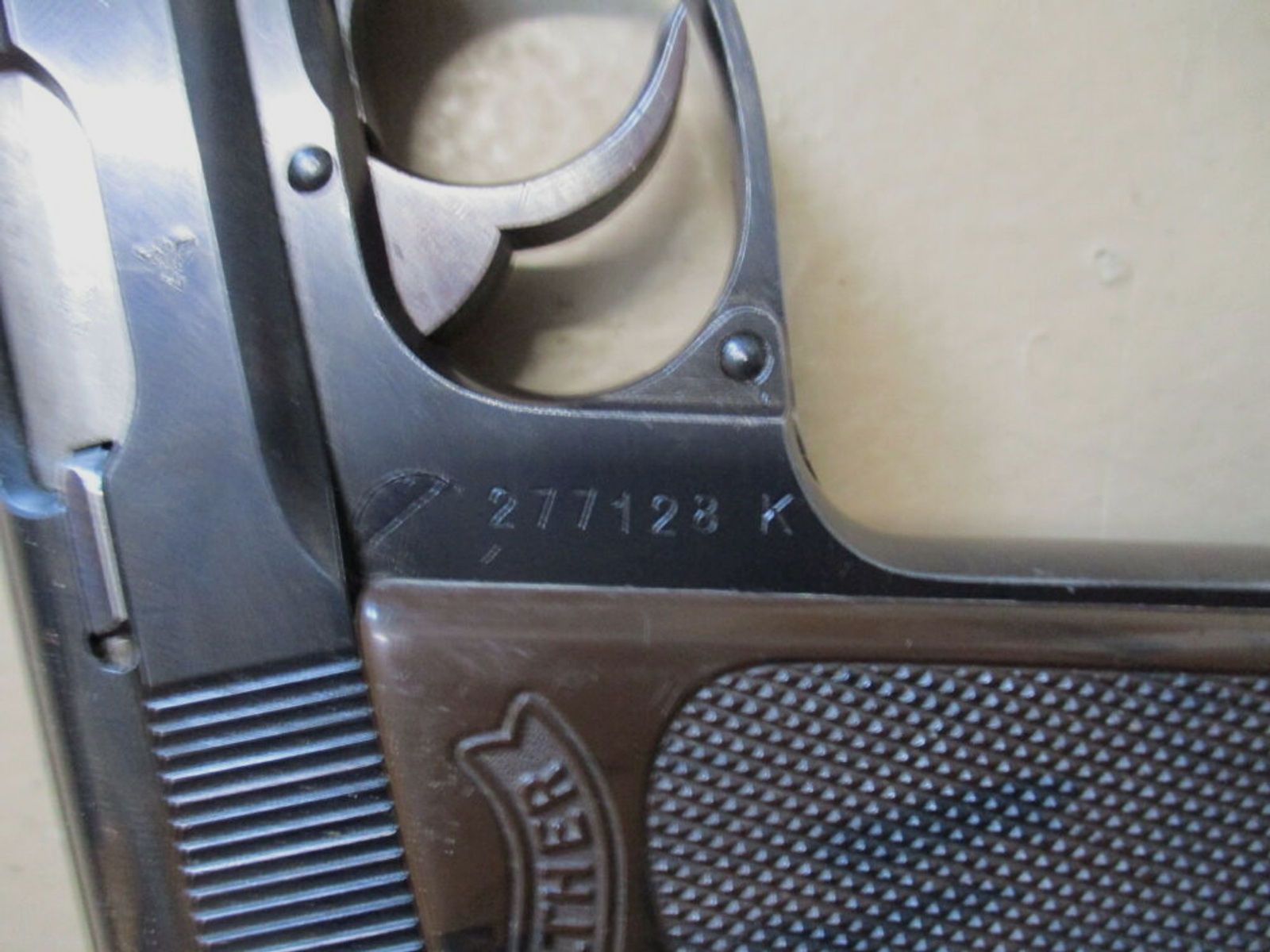 Pistole Walther Zella Mehlis Mod. PPK 7,65 mm ZM Zivil	 PPK