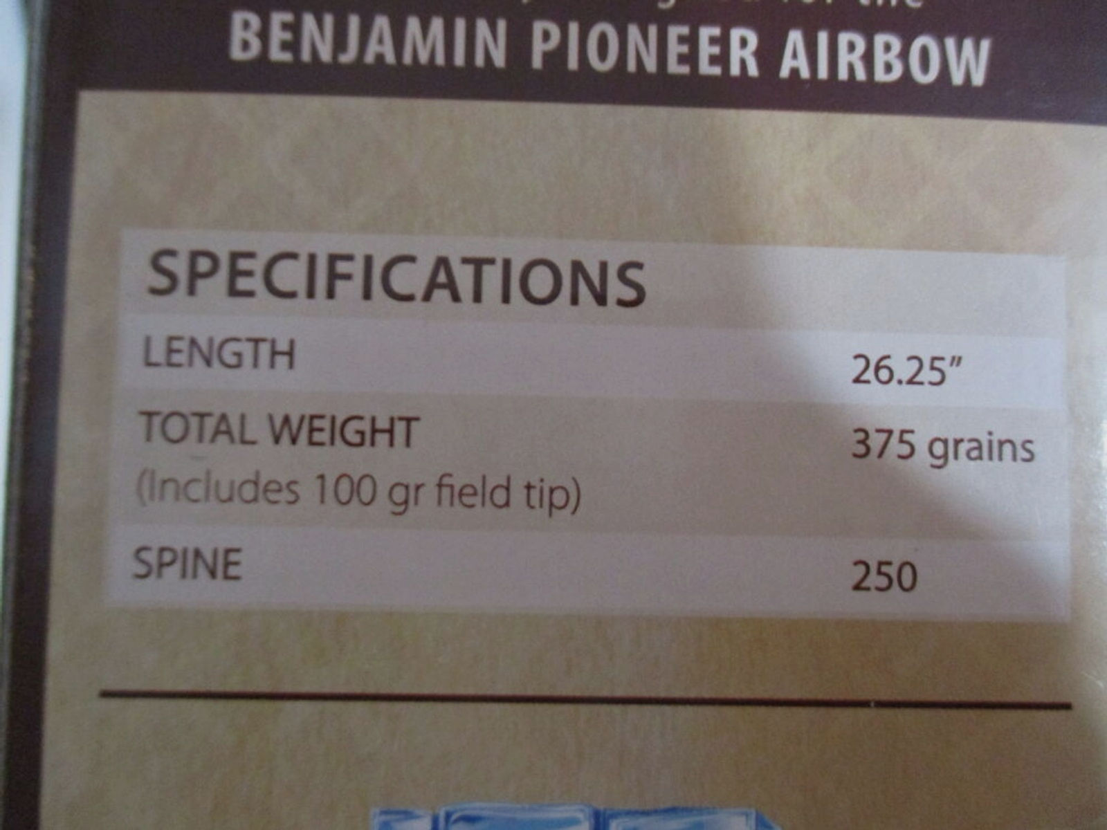 Pfeile Benjamin Airbow	 250 Arrows