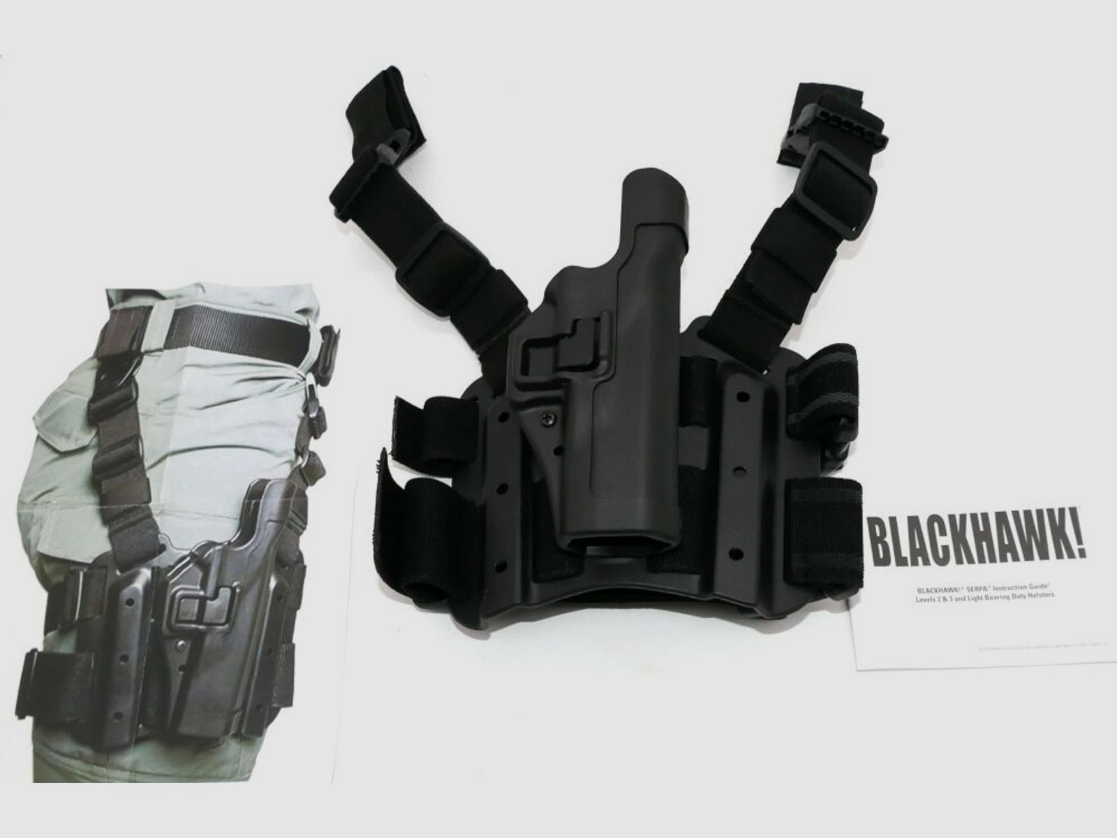 Blackhawk	 Blackhawk Glock Tactical Sepra Holster 17, 22, 19, 23, 31, 32 Rechts / Right