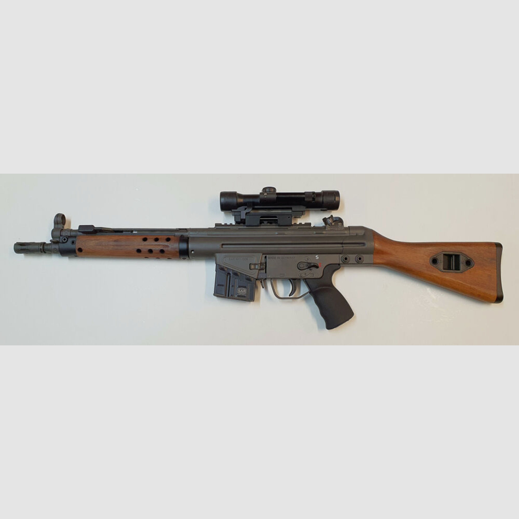 Heckler & Koch	 Klemm- / Schnellspann- Montage, Picatinny HK762A1 / HK416/ HK417 / MR308 / MR223 / D34mm H56mm