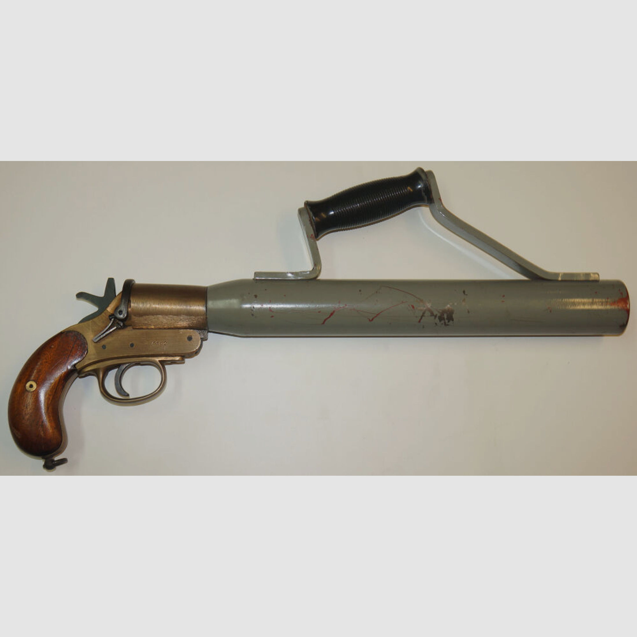 Schermuly Limited	 Rettungsleinenpistole, Schermuly Pistol Rocket Apparatus (SPRA), mit Trage- bzw. Haltegriff