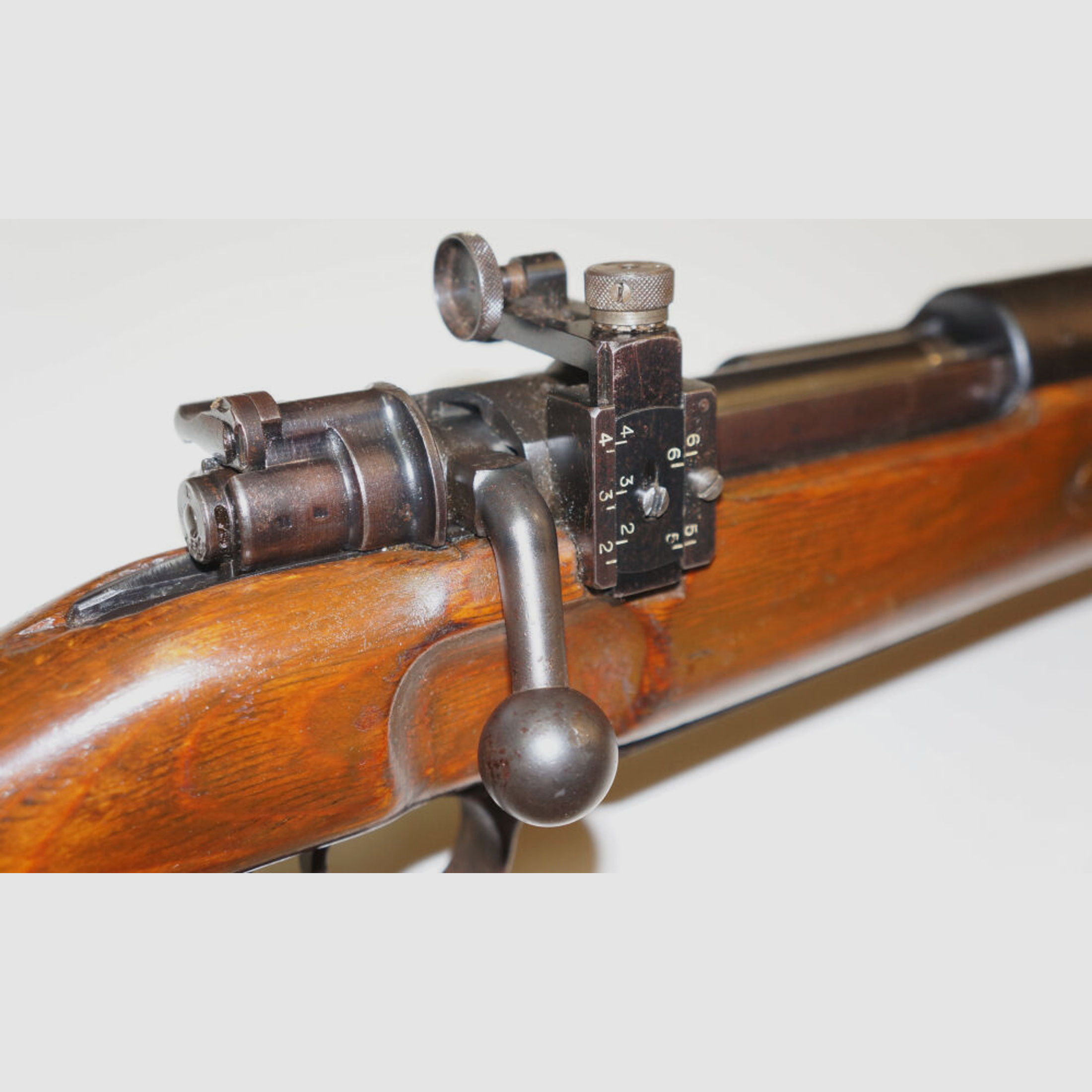 Mauser Werke Oberndorf a.N.	 Repetierbüchse, Matchgewehr byf42 Mauser K98k mit langen Matchlauf und Diopter, Korntunnel 8x57IS