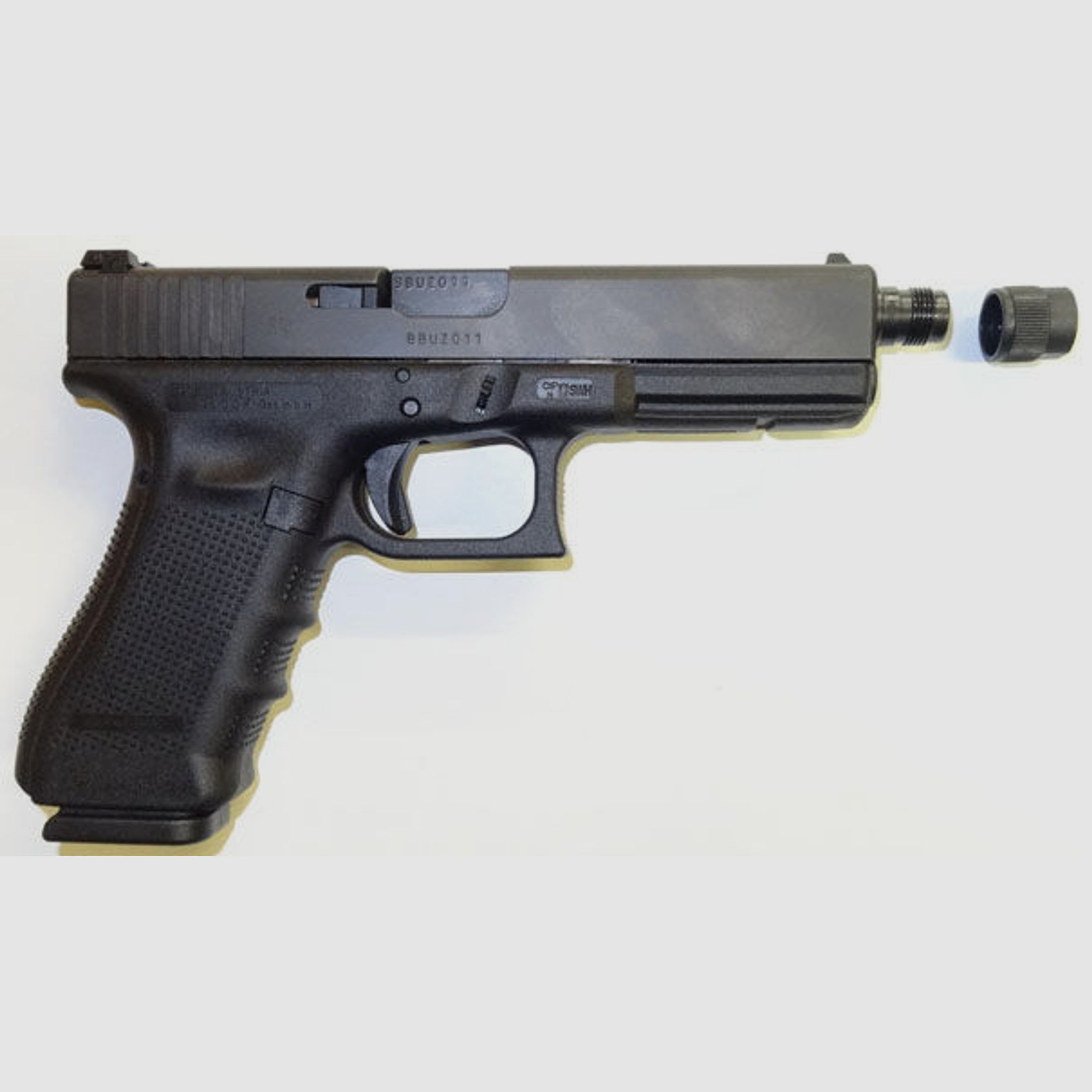 Glock	 Pistole Glock 17 Gen4 mit Gewindelauf M13,5x1 im Kaliber 9mm Para ( 9x19 ) Inkl. Zubehö