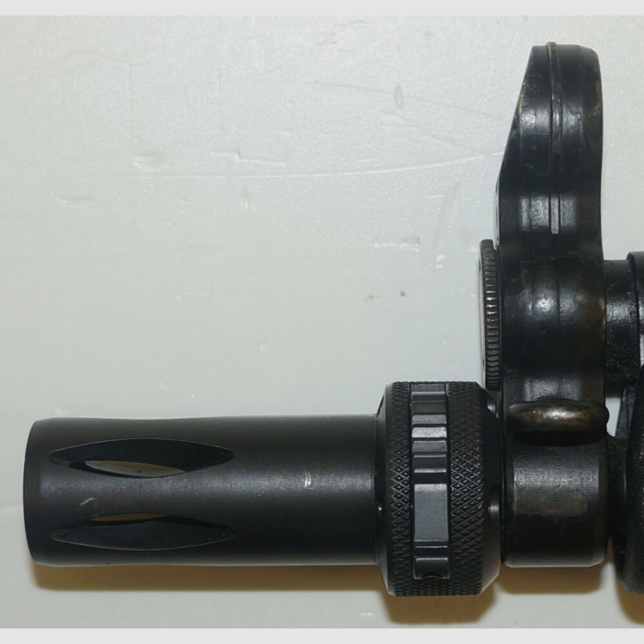 Heckler & Koch	 Mündungsfeuerdämpfer Heckler & Koch HK H&K MP5 Kal.9x19, 3-Warzen-Verriegelung/TriLock.
