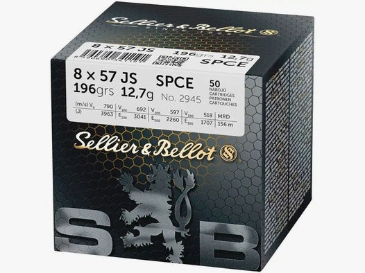 Sellier & Bellot	 IS SPCE 196grains 50x Patronen im Karton