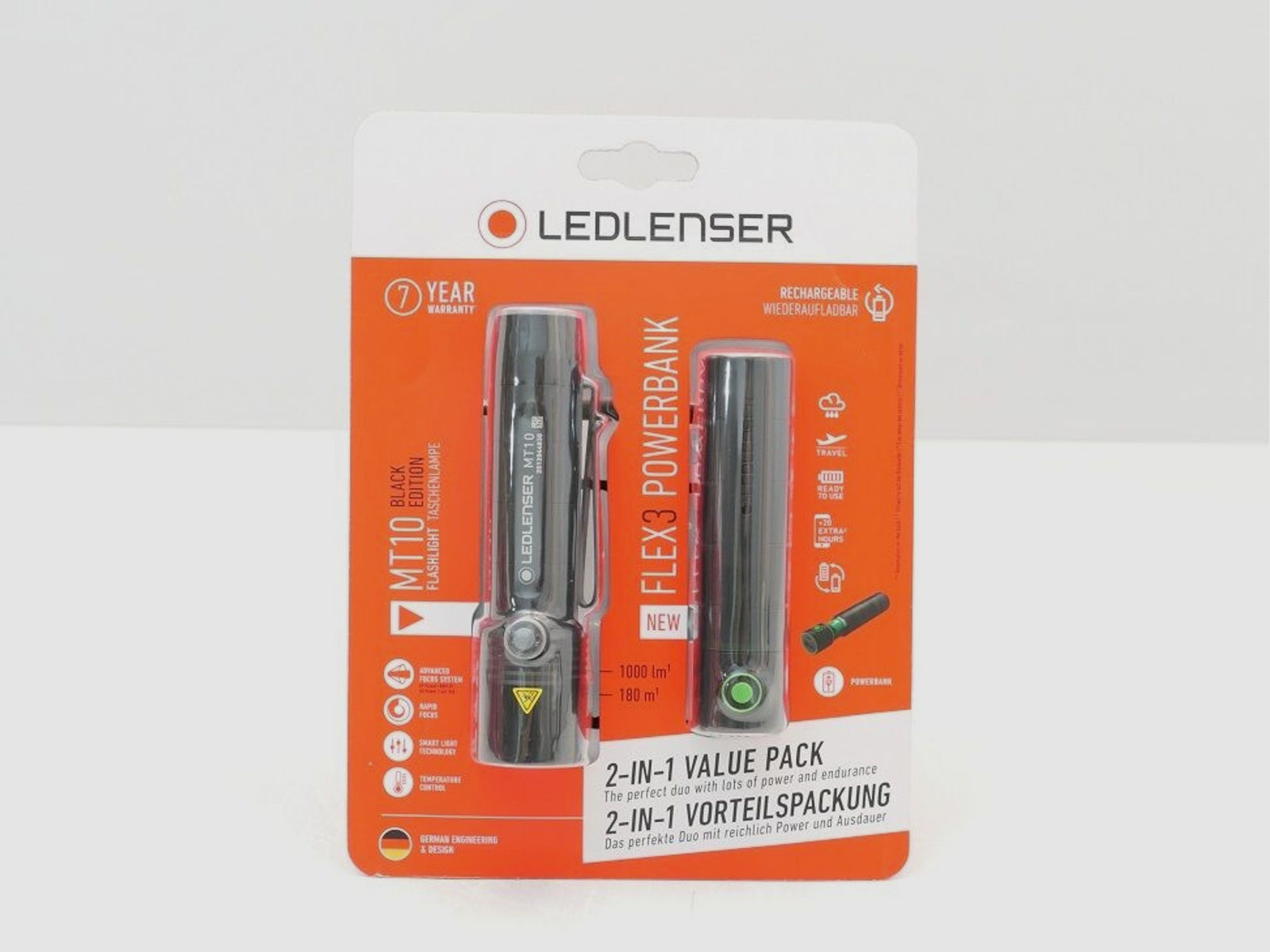 Led Lenser	 MT10 black edition Flex 3 Powerbank