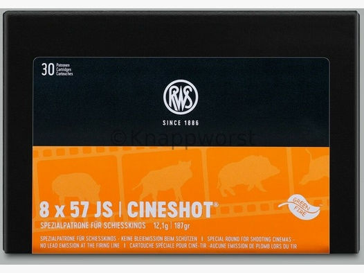RWS	 Cineshot 8x57IS SG 12,1g