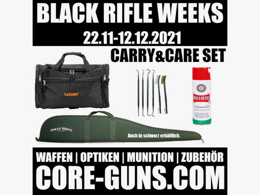 Core Guns Carry & Care Set Rangebag Futteral Balistol	 @core-guns.com BlackRifleWeeks