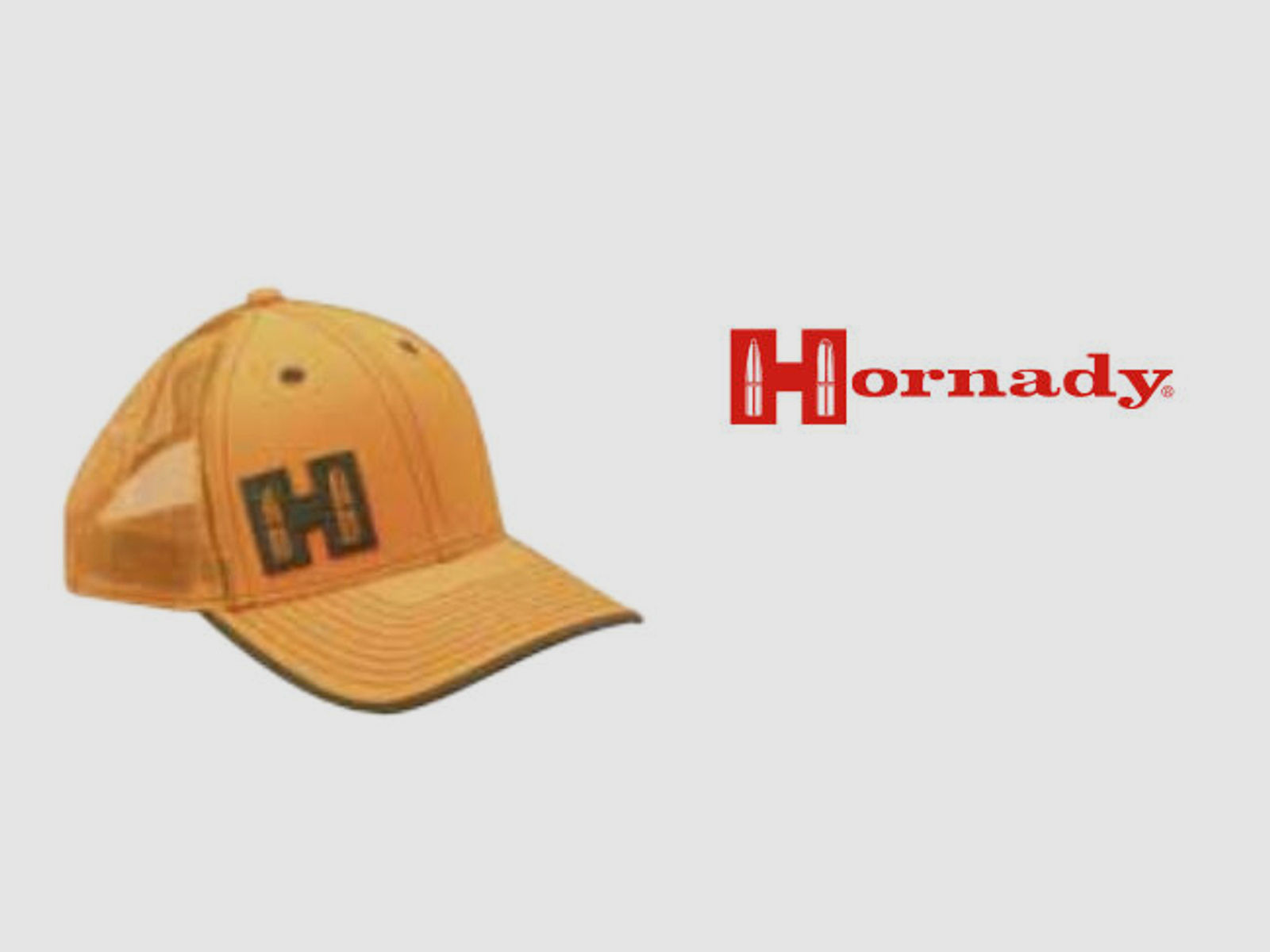 Hornady Basecap Orange / Hornady Cap Orange Truckercap	 Hornady Merchandise
