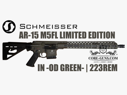 Schmeisser M5FL AR15 16,75" in OD GREEN AR15 Made in Germany	 UVP: 2780€