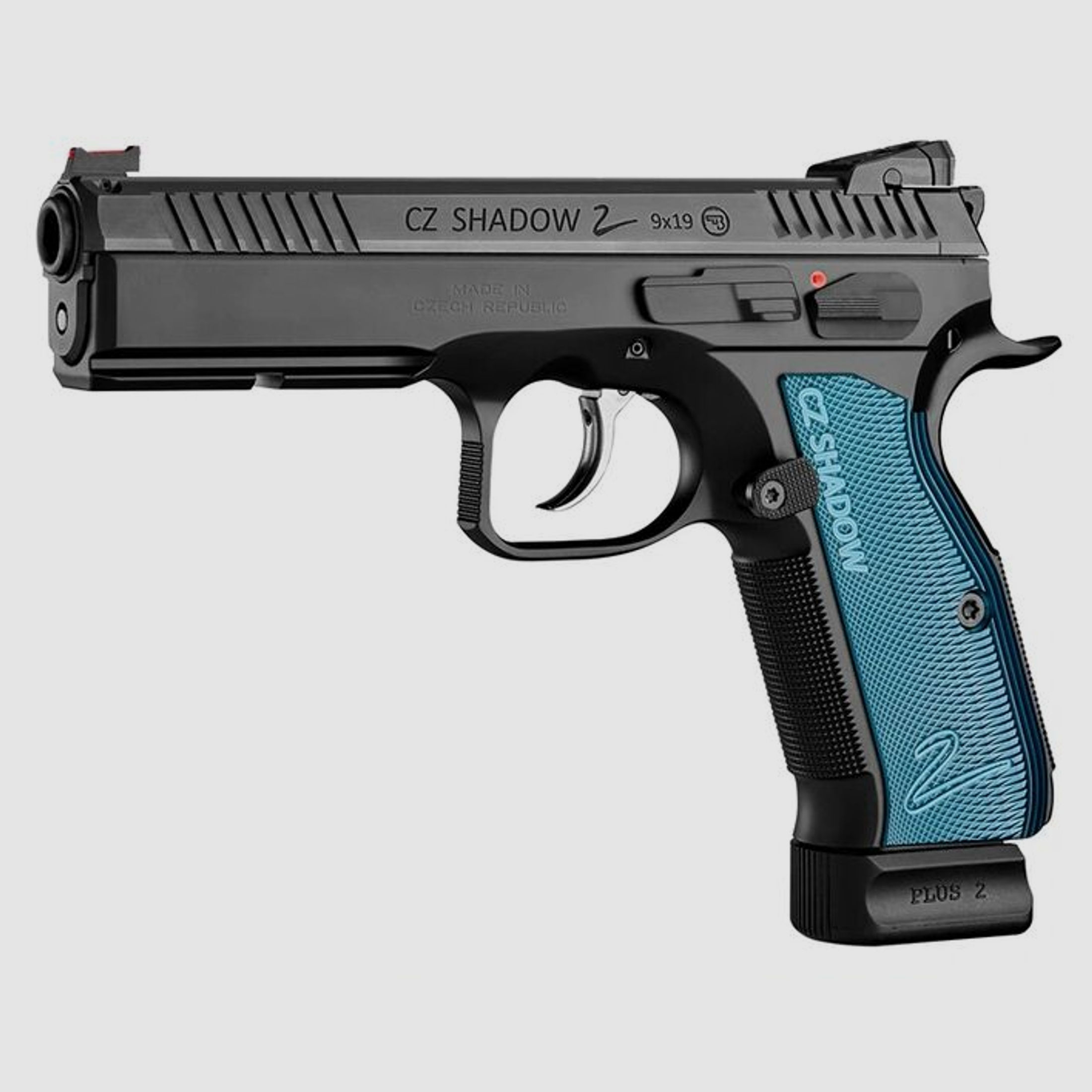 CZ SHADOW 2 Double Action Pistole CZ Shadow 2 SA/DA schwarz/blau 9mm Luger	 UVP: 1679  - Angebot