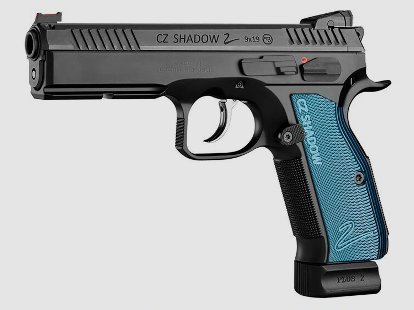 CZ SHADOW 2 Double Action Pistole CZ Shadow 2 SA/DA schwarz/blau 9mm Luger	 UVP: 1679  - Angebot