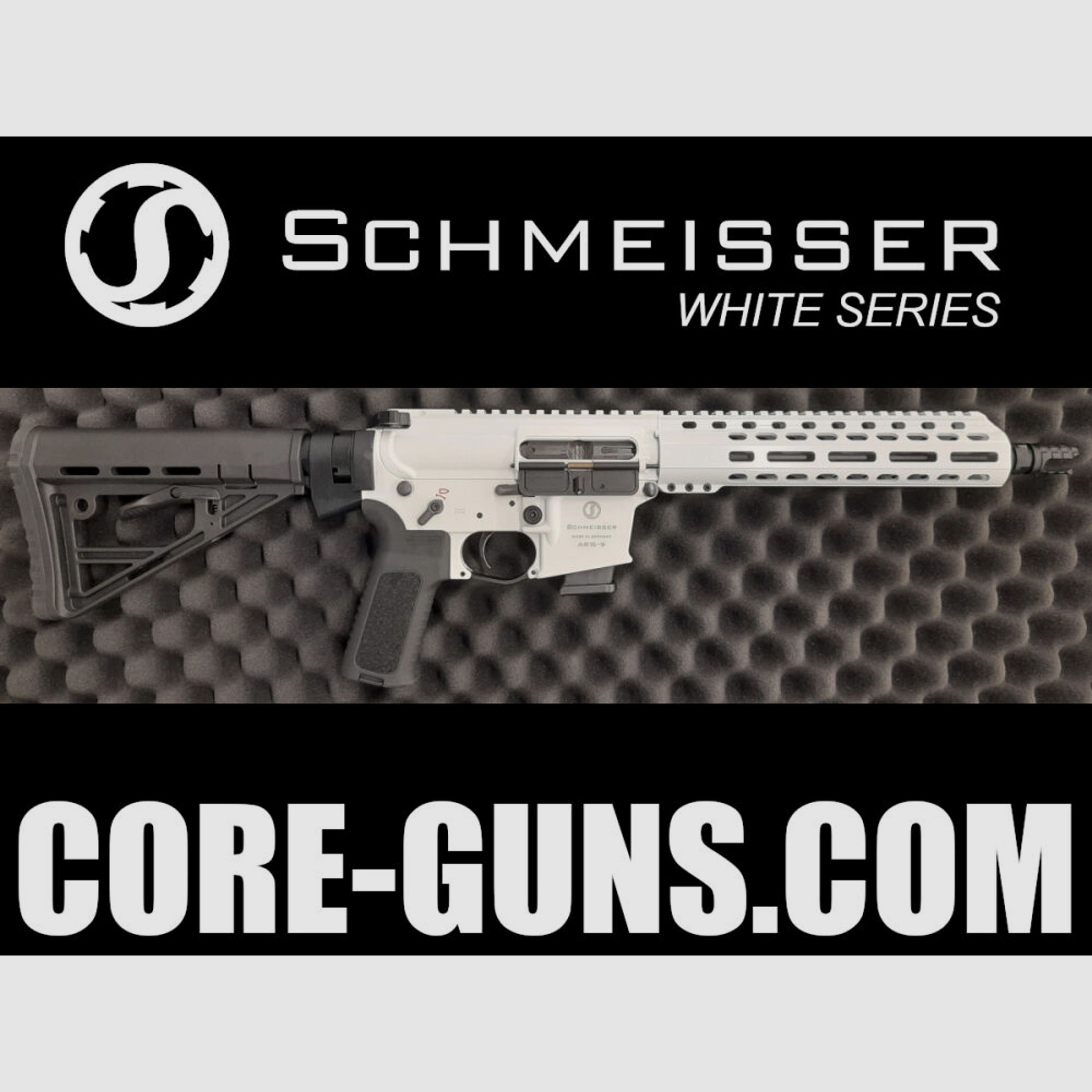 Schmeisser AR15-9 S4F  10,5" White Series 2023 - 9mm Luger	 Schmeisser AR15-9 UVP: 2649€ - NUR AUF JS