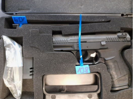 Walther P22 Pistole, Kaliber 22LR + 22LR Wechsellauf - gebraucht im Kunden