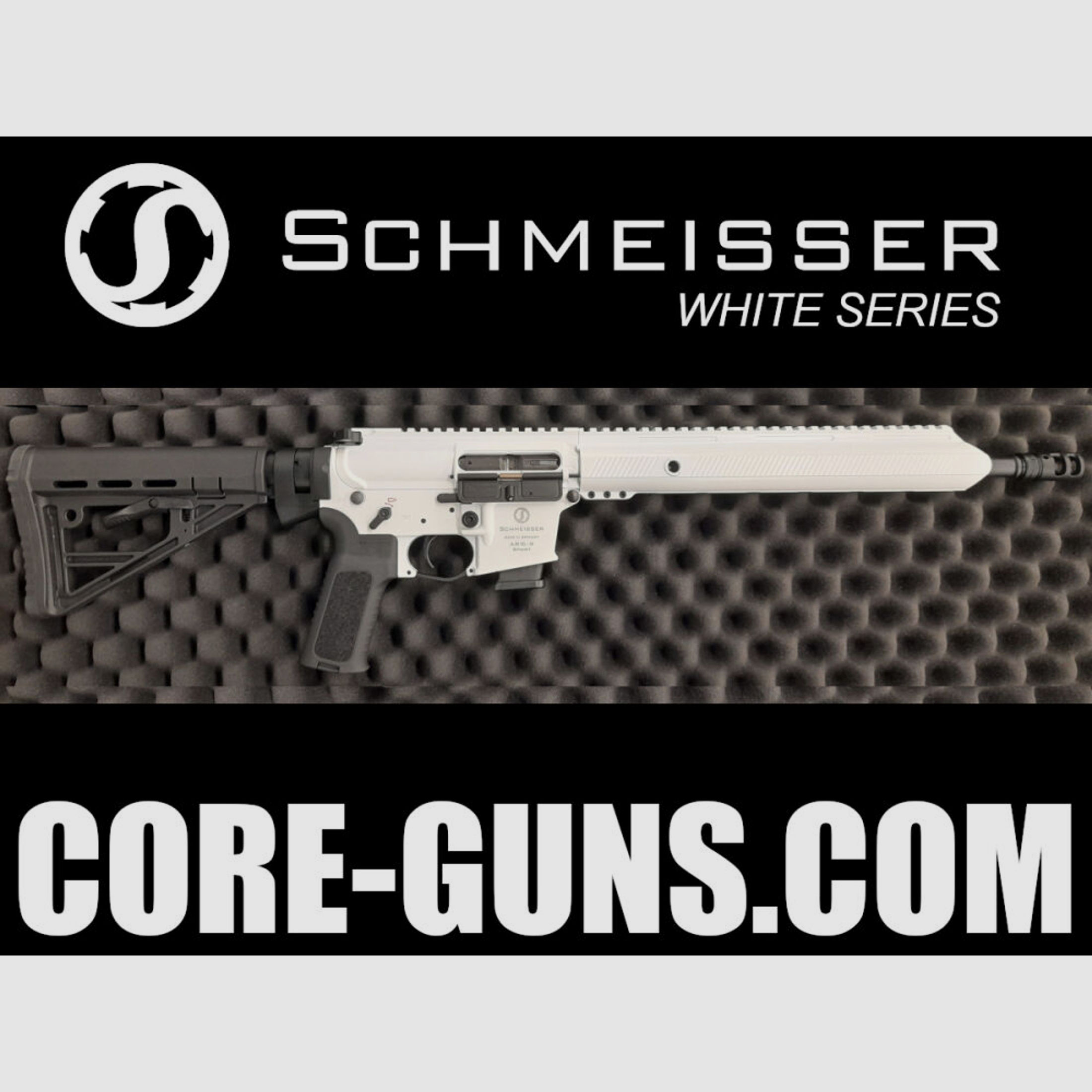 Schmeisser AR15-9 M4FL Sport 14,5" White Series 2023 - 9mm Luger	 Schmeisser AR15-9 UVP: 2649€
