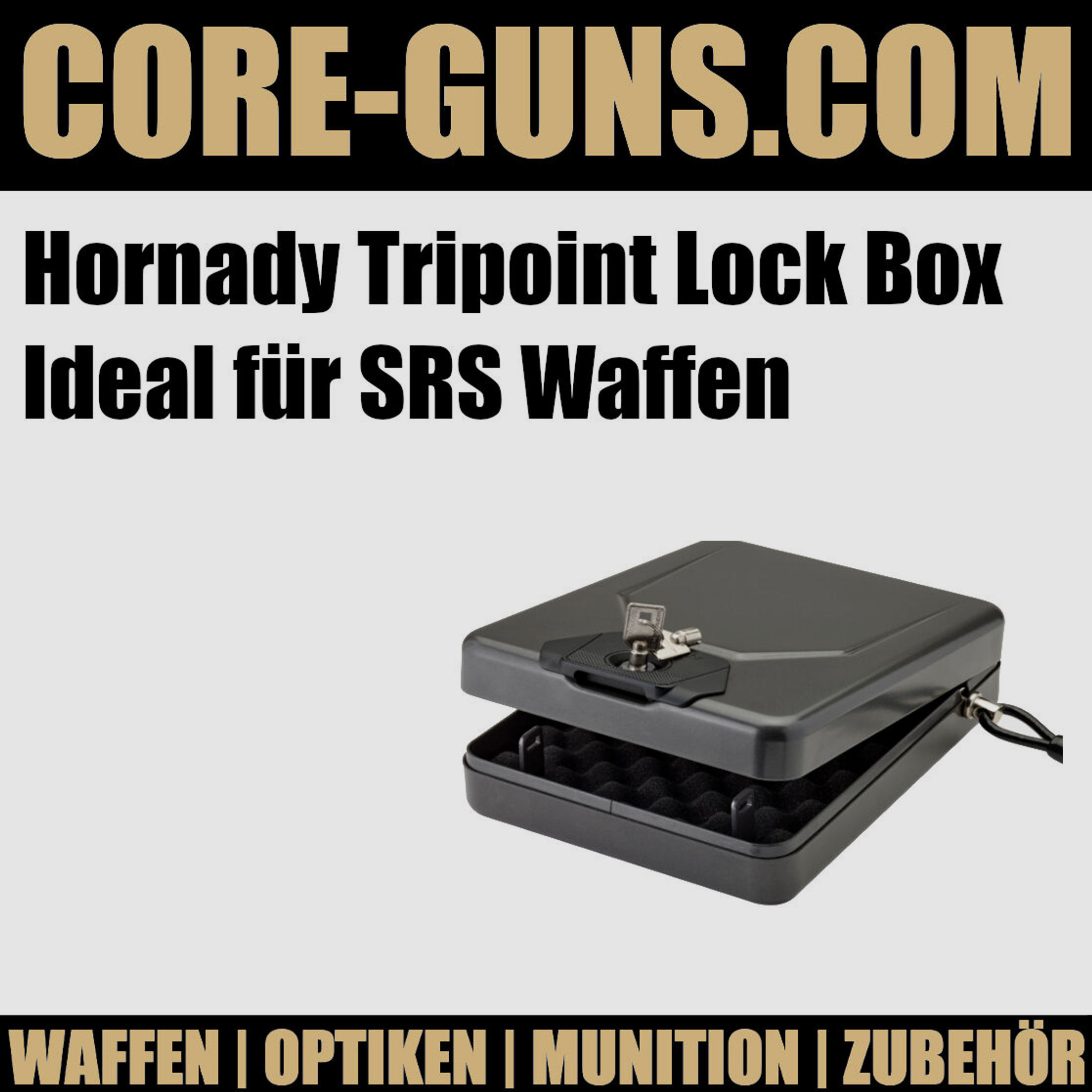 Hornady Tripoint Lock Box SRS Safe	 Ideal für SRS Waffen
