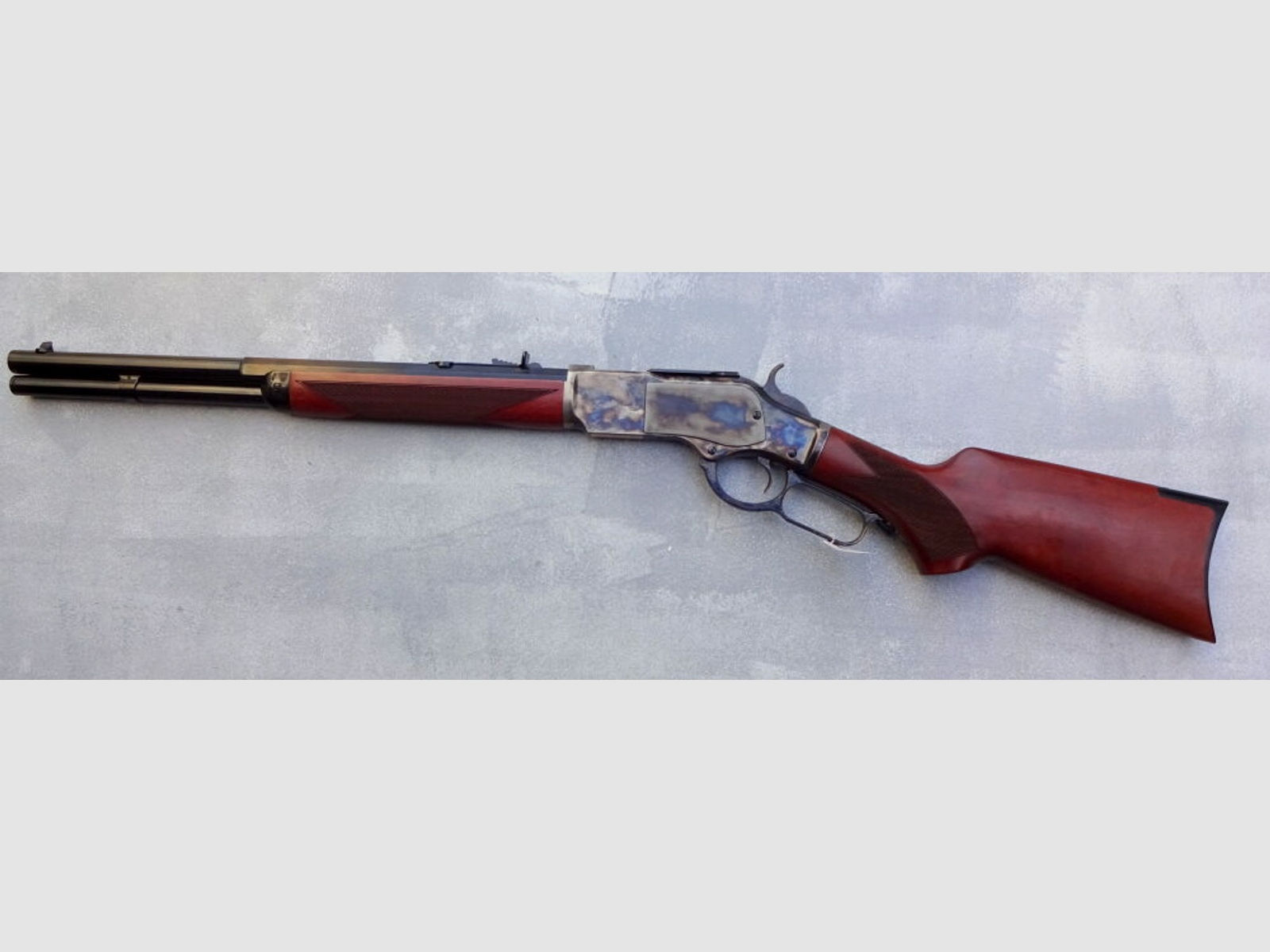 UBERTI  ITALY	 UBERTI  Typ Winchester 1873 Half Octagonal Rifle 18"