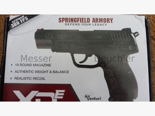 Springfield	 XDE 4,5 mm BB Co2-Pistole