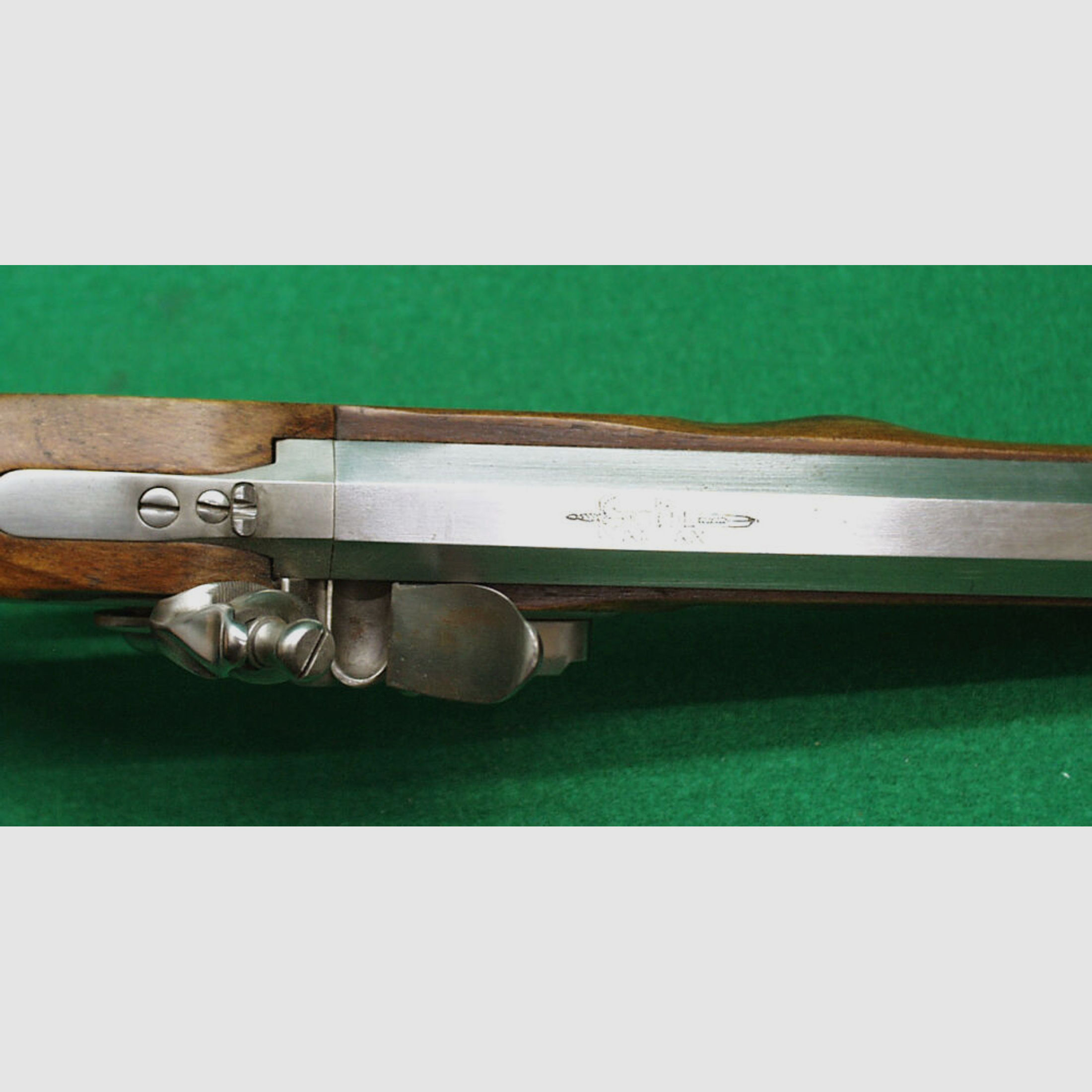 Artax	 Boutet Steinschloßpistole, Kal.45 glatt, steel finish