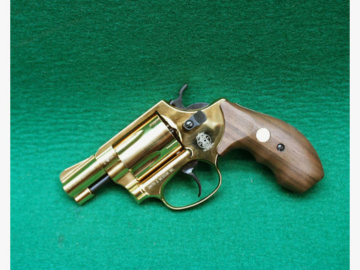 Smith&Wesson	 Revolver Chiefs Special, gold, 9mm R.K