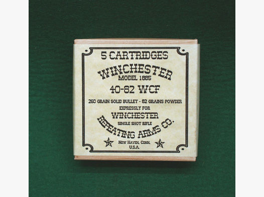 Replika	 Patronenschachteln 40-82 WCF Winchester