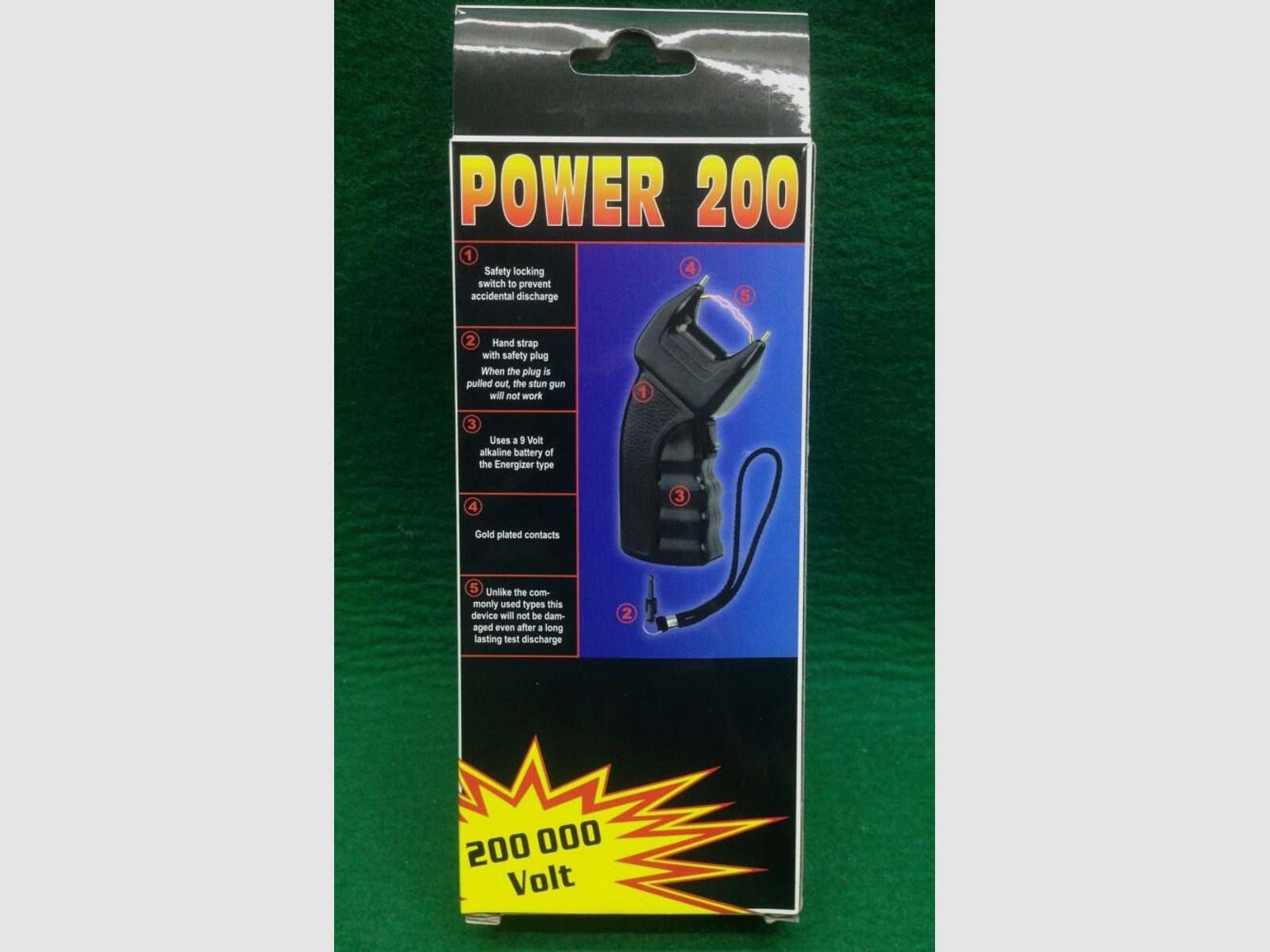 Power 200	 Elektroschocker 200 000 Volt