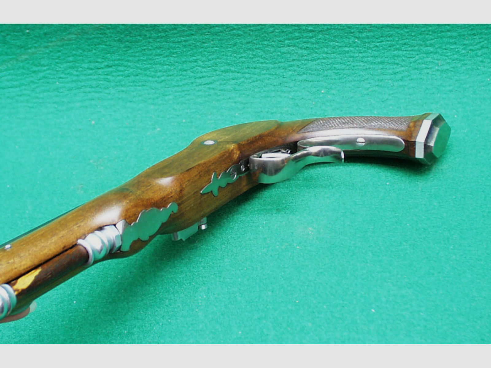 Artax	 Boutet Steinschloßpistole, Kal.45 glatt, steel finish