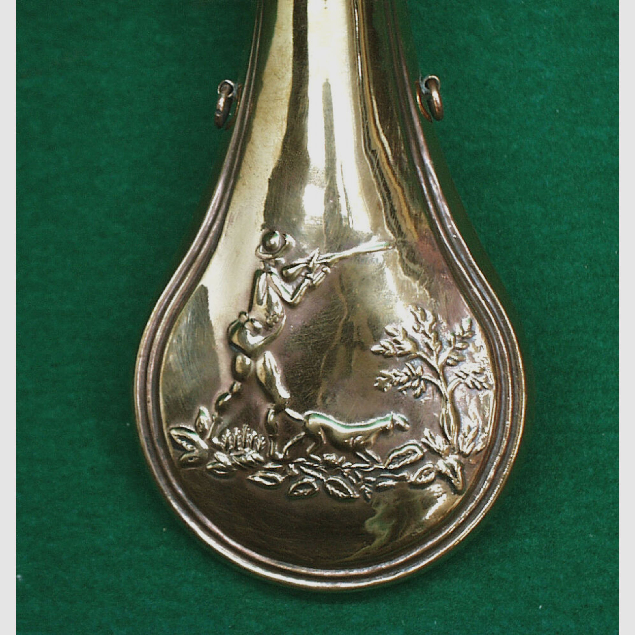 Indien	 Pulverflasche, Kupfer (Jäger)