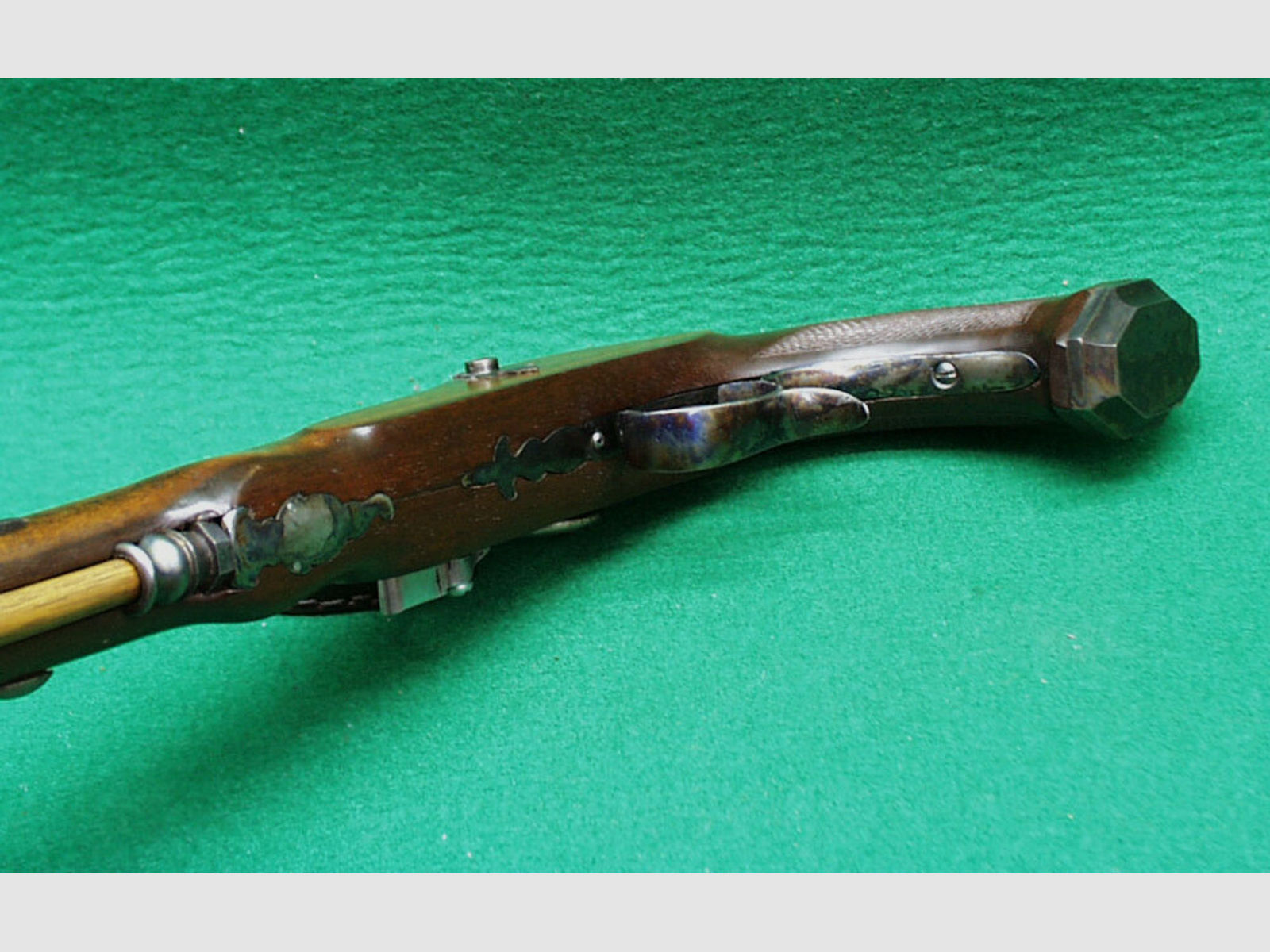 Artax	 Boutet Steinschloßpistole, Kal.45 glatt ,mit Fischhaut
