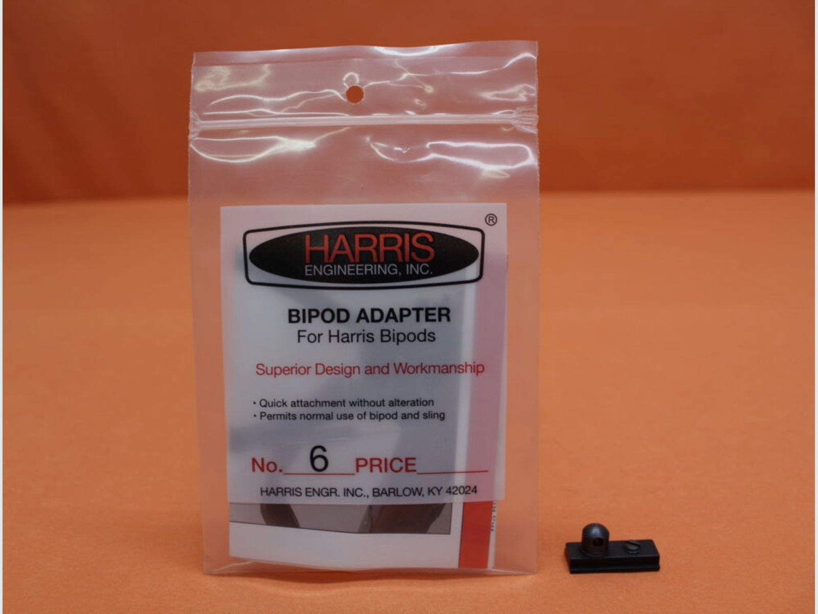 Harris	 Harris Adapter No.6: Riemenöse 9mm f. UIT-Schiene