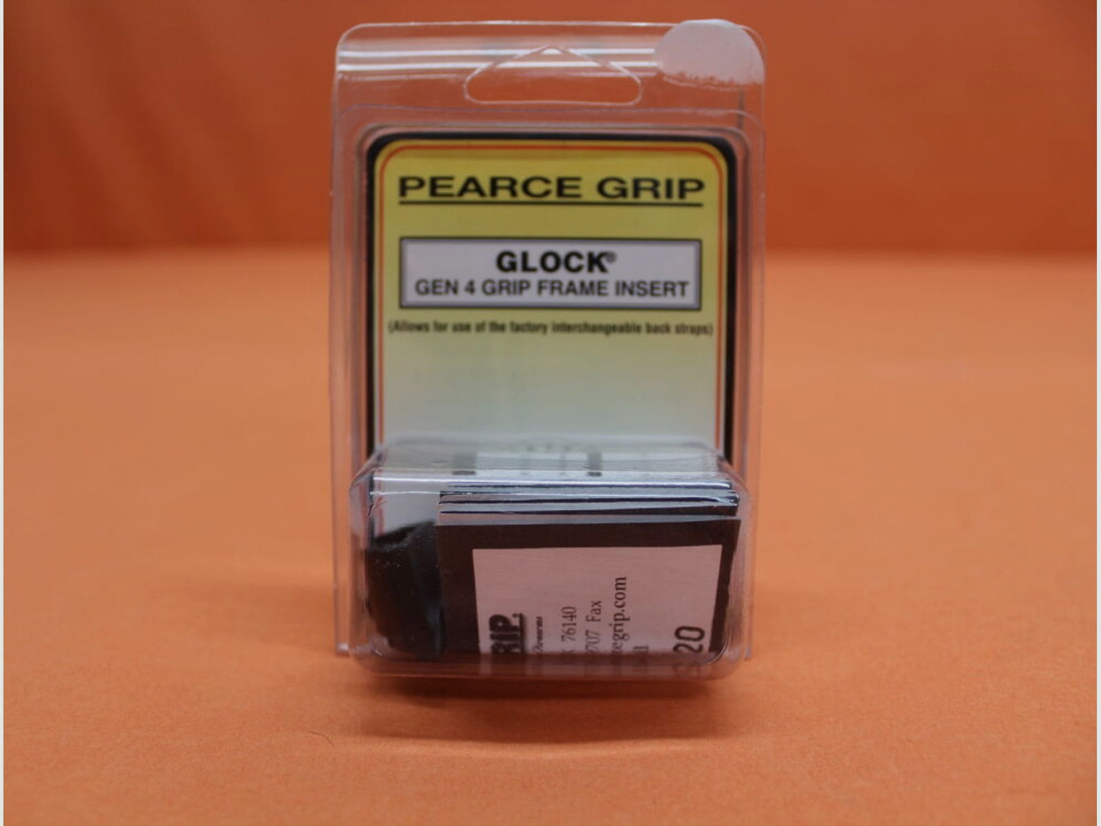 Pearce Grip	 Glock (Gen.4): Grip Insert (PG-G4MF) Small Frame Pearce Grip Polymer Black