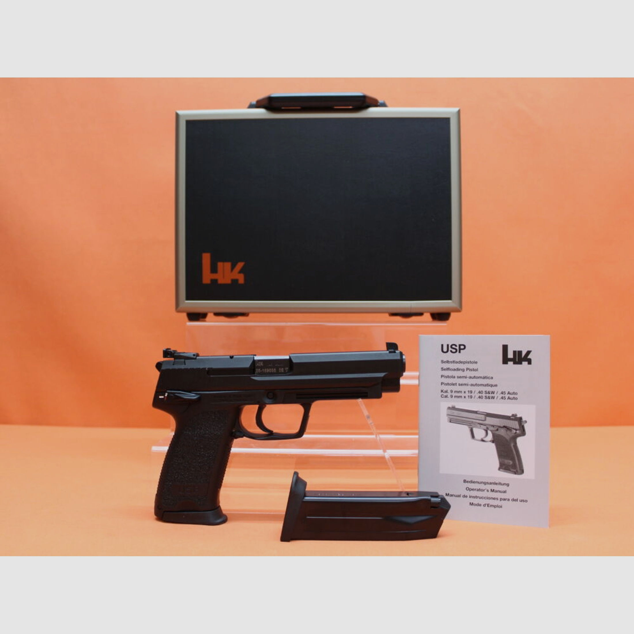 Heckler & Koch HK	 Ha.Pistole .45Auto Heckler&Koch/H&K HK USP EXPERT 132mm Lauf/ Mikrometervisier (.45ACP/.45A.C.P.)