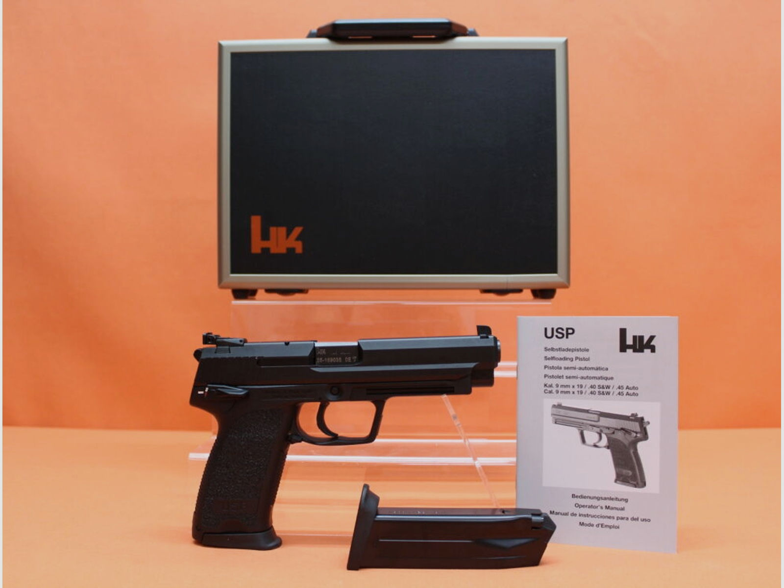 Heckler & Koch HK	 Ha.Pistole .45Auto Heckler&Koch/H&K HK USP EXPERT 132mm Lauf/ Mikrometervisier (.45ACP/.45A.C.P.)