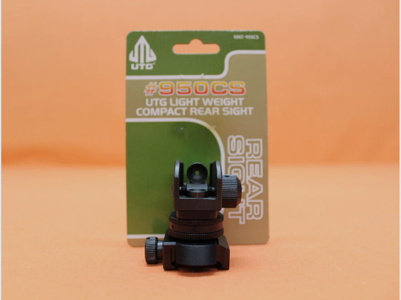UTG - Leapers	 UTG Detachable Rear Sight Compact (MNT-950CS) Light Weight AR-15 A2 Dioptervisier f. Picatinnyprofil