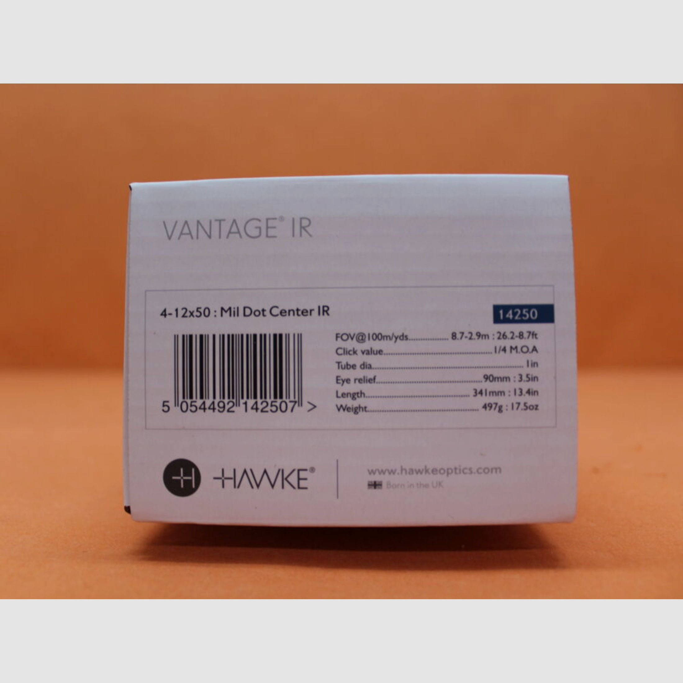 HAWKE	 HAWKE Vantage IR Zielfernrohr 4-12x50 (14250) MilDot IR Leuchtbsehen (2.BE) 1/4MOA Click