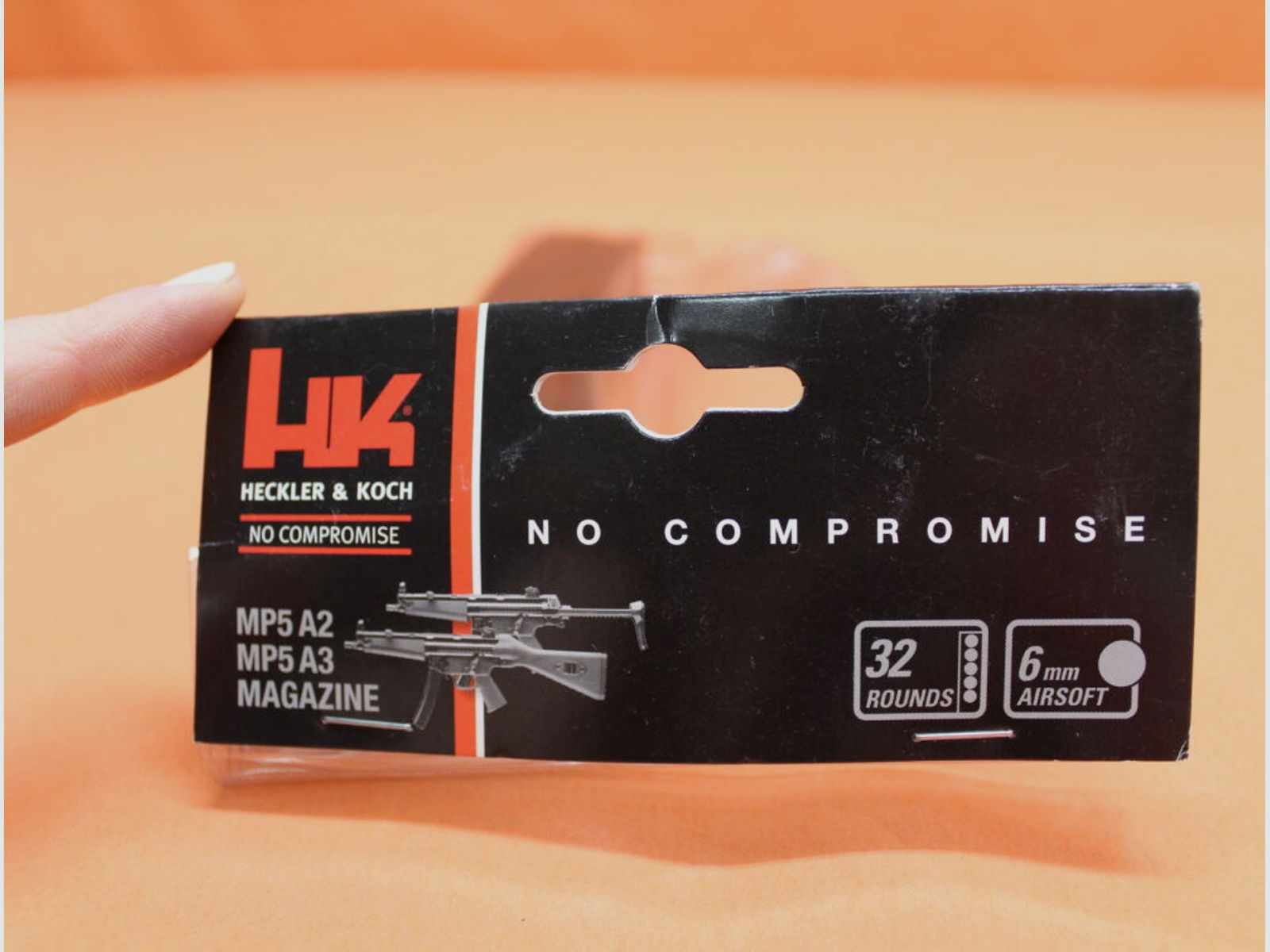 UMAREX	 Magazin Heckler & Koch ® HK MP5 A2 & MP5 A3 gebogen, Airsoft Gas-Blow-Back, 6mm BB, 30-Schuss