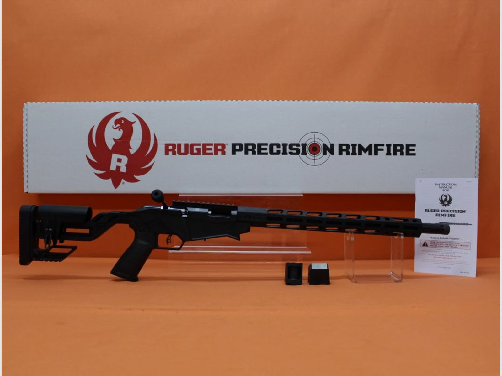 Ruger	 Rep.Büchse .22lr Ruger PRECISION Rimfire 46cm/18" Lauf mit Gewinde 1/2-28 (.22lfB/.22L.R.)