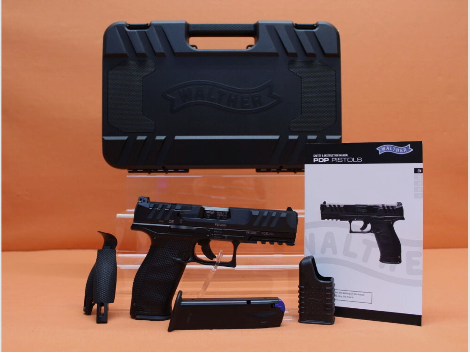 Walther	 Ha.Pistole 9mmLuger Walther PDP Full Size 4,5" Polygonlauf/ Optics Ready/  (9mmPara/9x19)