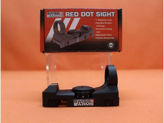 Swiss Arms	 Swiss Arms Red Dot Sight Leuchtpunktvisier Polymer f. Weaver-/Picatinnyprofil
