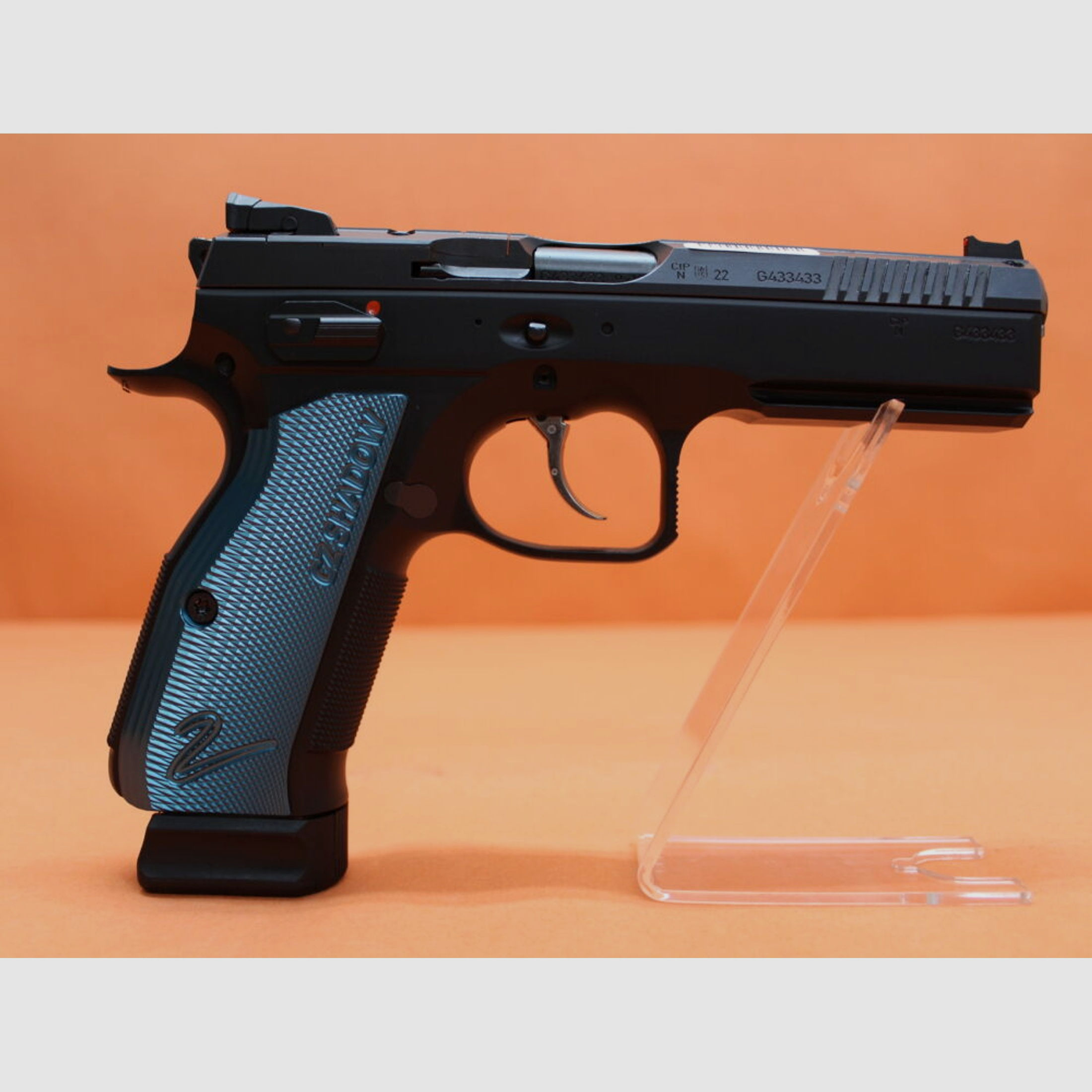 CZUB	 Ha.Pistole 9mmLuger CZUB SHADOW2 OR Optics Ready 119mm Lauf/ für Red Dot Sight (9mmPara/9x19) CZ75