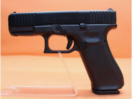 Glock	 Ha.Pistole 9mmLuger Glock45 Gen5 (MOS) 102mm Lauf Modular Optic System f. Red Dot Sight (9mmPara)