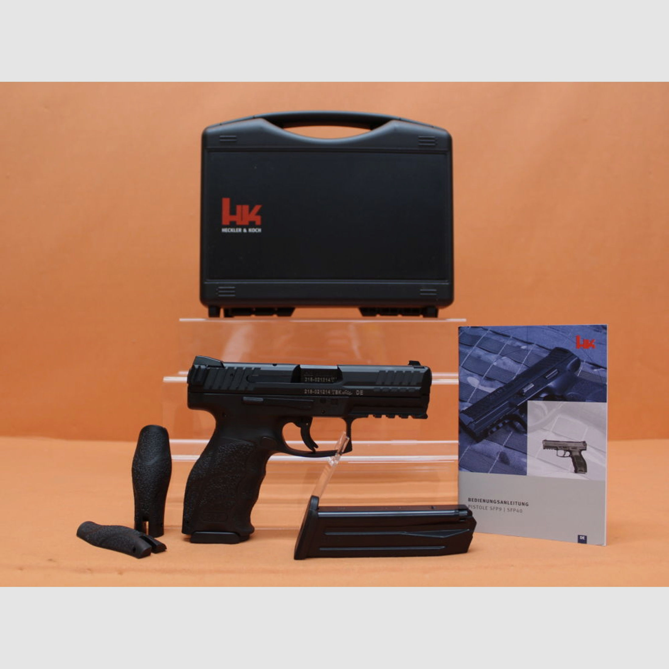Heckler & Koch HK	 Ha.Pistole 9mmLuger Heckler&Koch/H&K HK SFP9 (SF) 104mm Polygonlauf/ Push-Button (9mmPara/9x19)