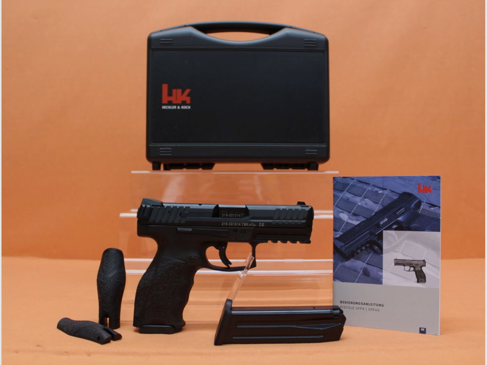 Heckler & Koch HK	 Ha.Pistole 9mmLuger Heckler&Koch/H&K HK SFP9 (SF) 104mm Polygonlauf/ Push-Button (9mmPara/9x19)