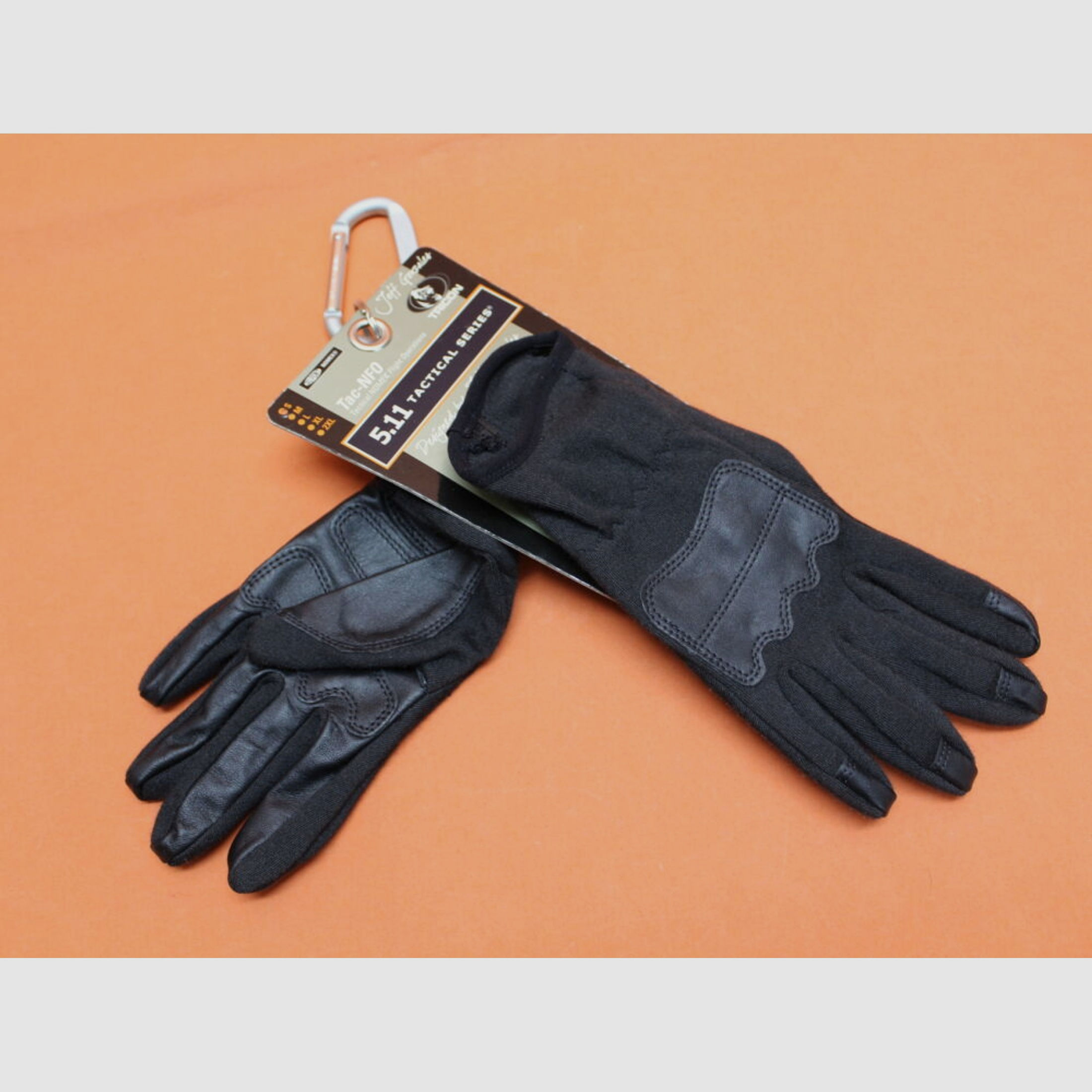 5.11	 5.11 Tac-NFO Enhanced Flight Glove (59304) 019 Black/ Taktischer Handschuh aus NOMEX u. Leder Größe S
