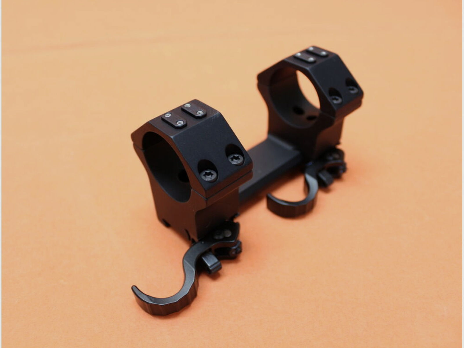 Recknagel	 Era-Tac QD Blockmontage 34mm (T4001-341A) kurz, mit Hebel, Alu schwarz, BH=22mm für Picatinnyprofil