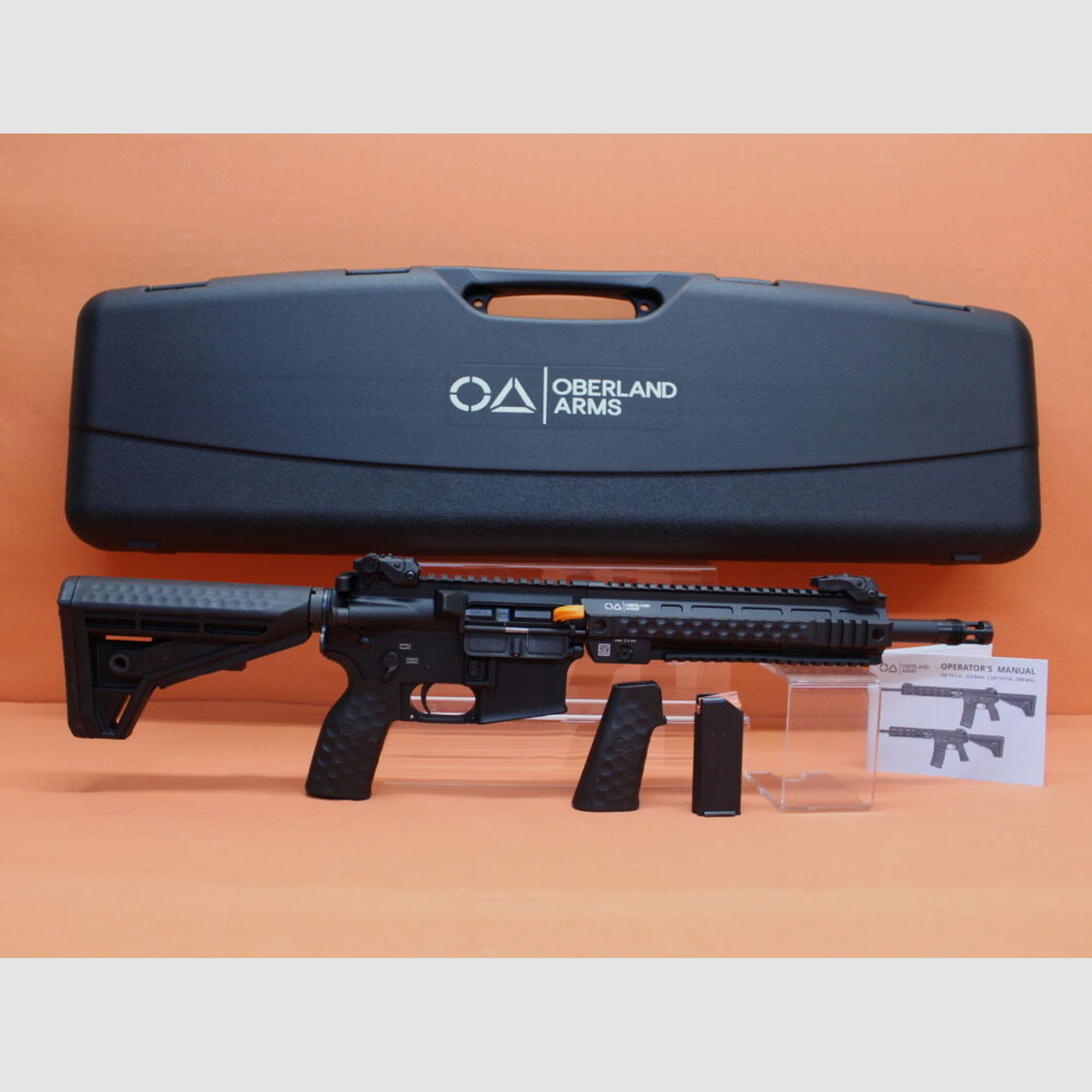 Oberland Arms	 Ha.Büchse 9mmLuger Oberland Arms OA-15 PR M9 SHORT, System AR-15, 12" Lauf/ Schubschaft/ SPORTWAFFE!