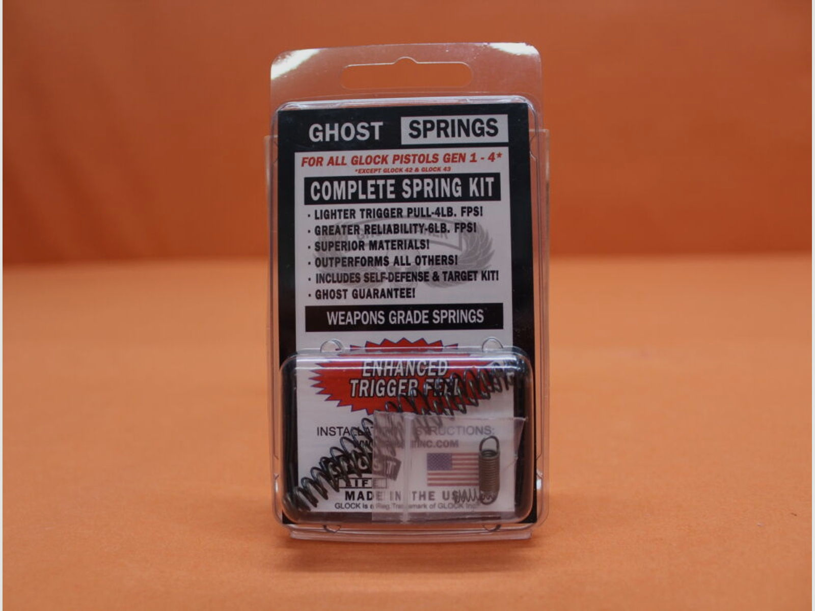 Ghost Inc.	 Glock (-Gen.4): Ghost Complete Spring Kit (GHO_GCSCK)