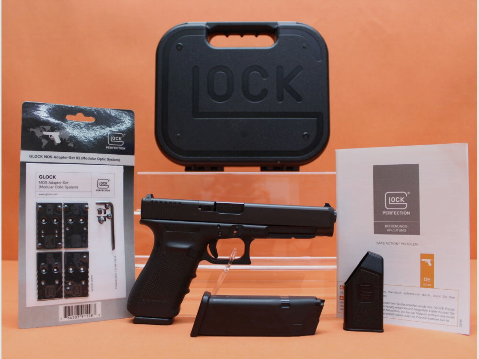 Glock	 Ha.Pistole .45Auto Glock41 Gen4 (MOS) 135mm Lauf Modular Optic System f. Red Dot Sight (.45ACP)