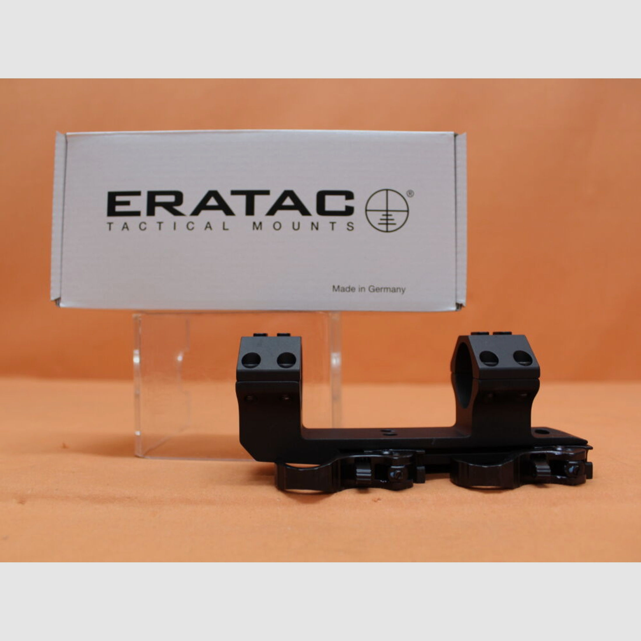 Recknagel	 Era-Tac QD Blockmontage 30mm (T1023-0022) 2" verlängert, Alu schwarz, BH=22mm für Picatinnyprofil